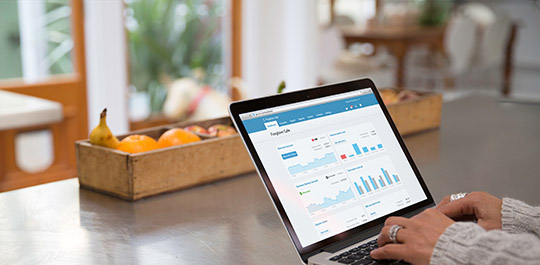 銀行口座と連結