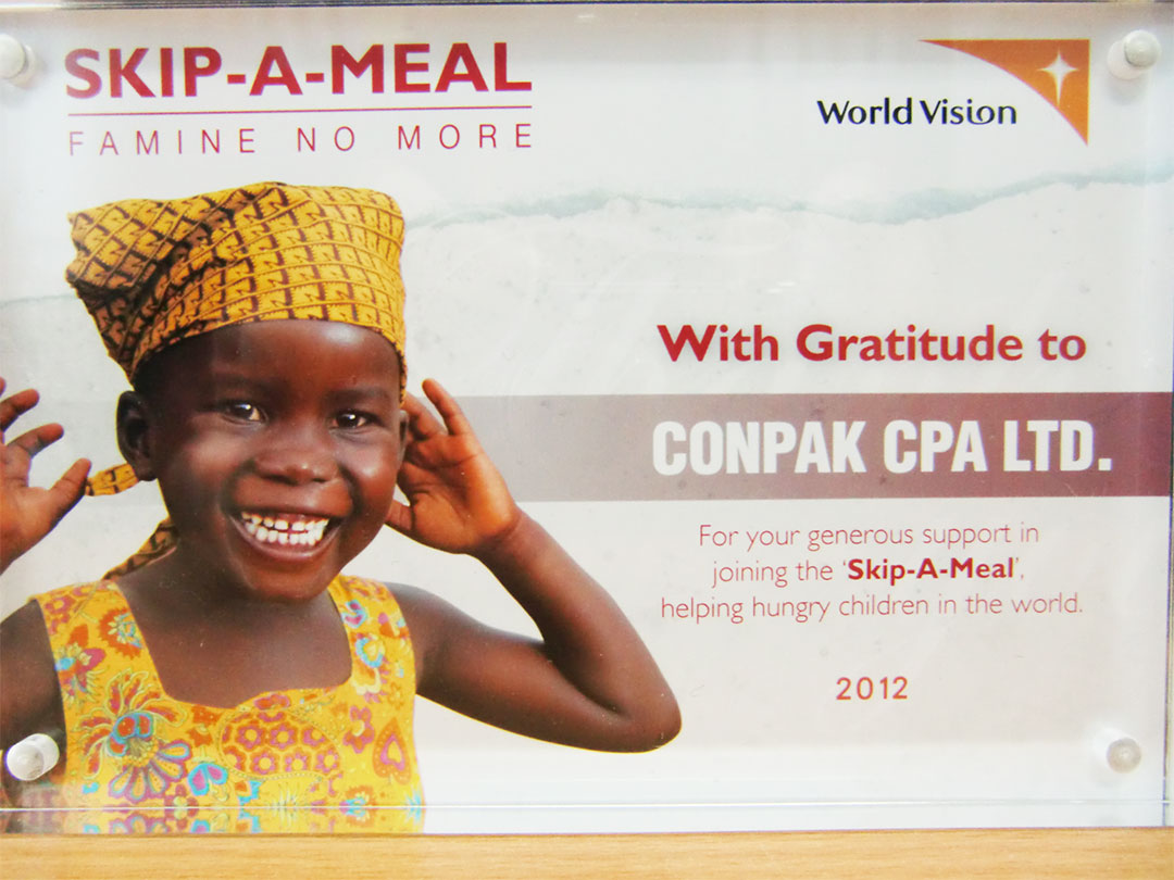 世界宣明会の奖を獲得